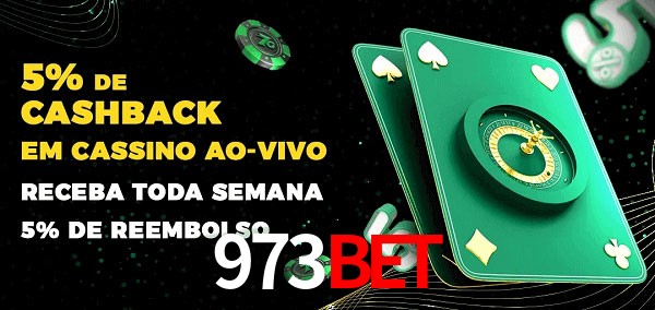 Promoções do cassino ao Vivo 973bet